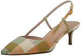 Bandolino Women's Movito Pump, Green Plaid Multi, 5