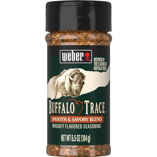 Weber Buffalo Trace Whiskey Flavored BBQ Seasoning, 6.5 oz
