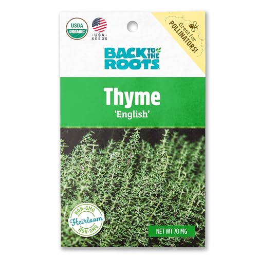 Back to the Roots 100% Organic Seed Packet - Thyme 'English' 70mg