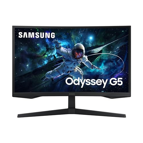 Samsung 27-Inch Odyssey G55C QHD 1000R Curved Gaming Monitor