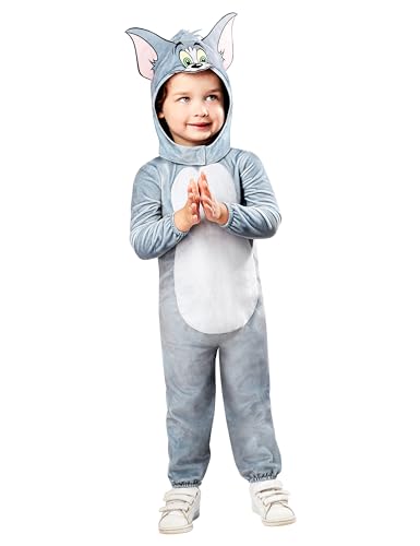 Rubies Tom & Jerry: Tom Cat Costume for Toddlers, Unisex 2T