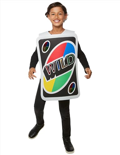 Mattel Uno: Wild Card Costume for Kids by Rubies, Unisex One Size