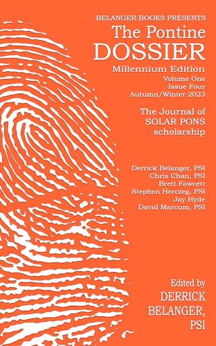 The Pontine Dossier Millennium Edition Volume One Issue Four cover