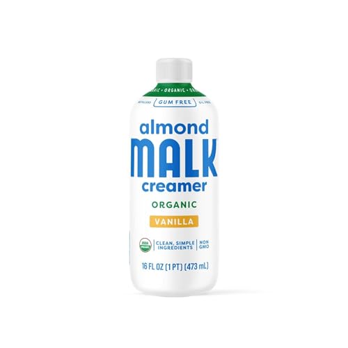 Malk Organic Vanilla Almond Creamer, 16 Fz