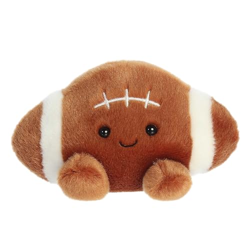 Aurora® Adorable Palm Pals™ Tackle Football™ Stuffed Animal - Pocket-Sized Play - Collectable Fun - Brown 5 Inches