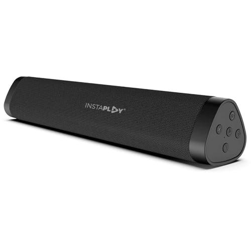 INSTAPLAY STAGE300 Soundbar Speaker (Black) | Bluetooth Speakers | 10W Output/BT5.0/USB/TF Card | C Type Fast Charging | Upto 8 Hours Playback | Power