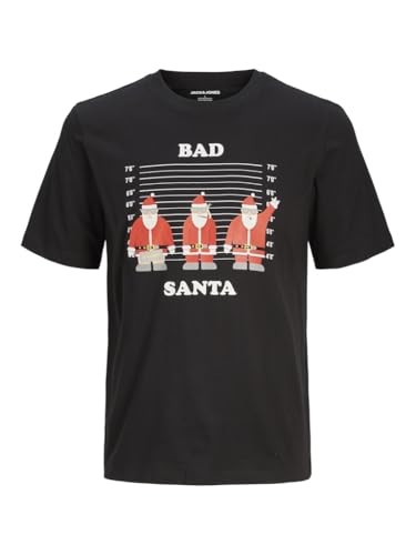 🔥 SELTEN SO GÜNSTIG (-73%) JACK&JONES Herren JJXMAS Funny Tee SS Crew Neck T-Shirt, Scarlet Sage, Small