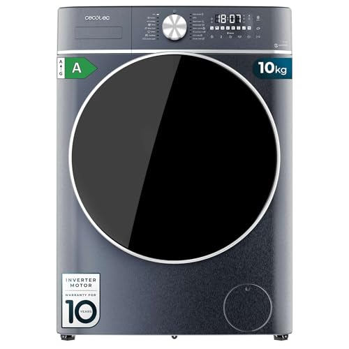 🔥 STARKER PREIS (-28%) Cecotec Waschmaschine 10 kg Bolero DressCode 10800 Inverter Ice Blue A