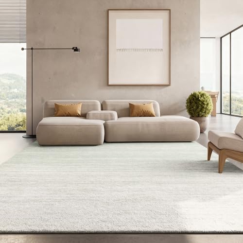 SAFAVIEH Area Rug 8x10 - Adirondack Collection - Large - Sage & Ivory, Modern Ombre Design, Non-Shedding & Easy Cleaning, Ideal for Living Room, Bedroom, Office, Dining Space (ADR113X)