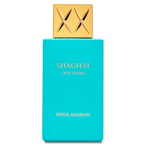 Swiss Arabian Shaghaf Oud Tonka - Vanilla Perfume with Warm Amber Fragrance - Earthy and Woody Allure - Enchanting Fusion of Arabic Perfume - 2.5 oz