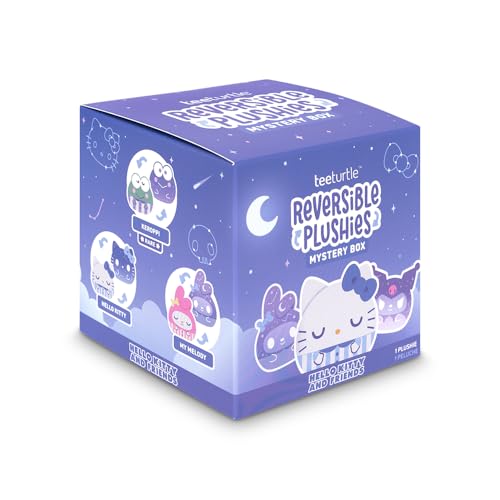 TeeTurtle Sanrio Hello Kitty and Friends 3" Reversible Plush Blind Box - Celestial - Cute Kawaii Surprise Mystery Soft Stuffed Animal