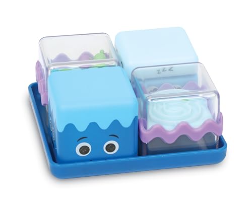 Learning Resources Cool Down Cubes Sensory Fidget Set, Fine Motor Skills, Toys for Toddlers, Gifts for Boys and Girls, Ages 4+,5 Pieces