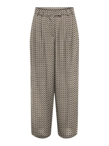 ⚡ BLITZDEAL (-72%) ONLY Damen Onlnova Life Elite Lesli Pant Hose, Black/AOP:595 Lé téxt, S