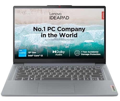 Lenovo IdeaPad Slim 3 Intel Core i3-1305U 14" (35.5cm) FHD IPS 300 Nits Thin & Light Laptop (8GB/512GB SSD/Win 11/Office 2021/Alexa Built-in/1 Year AD