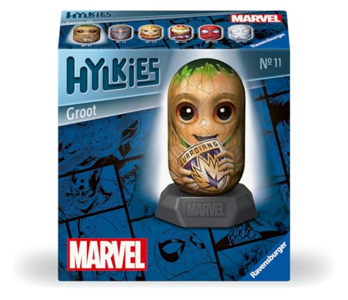 (-36%) Ravensburger Hylkies: Marvel Sammelfiguren zum selbst zusammenbauen - Figur #11 - Groot - Aufbauen, Verlieben, Sammeln - Mini-Figuren für Fans der Marvel Legends
