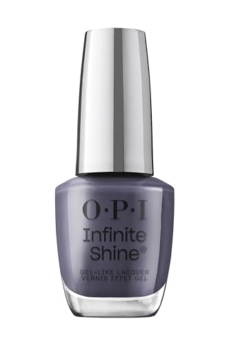 OPI Infinite Shine Less is Norse | Opaque Dark Blue Crème Long Wear Gel Like Nail Polish | Vegan, Long Lasting, Streak Free