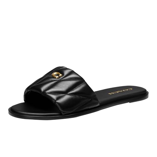 Coach Women's Holly Sandal, CR047 BLK 6 B