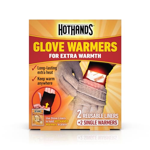 HotHands Glove Warmers - Stretchy and Comfortable, Built in Pockets for HotHands Hand Warmers - Easy to Use and Convenient to Wear