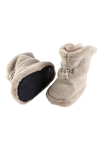 (-47%) Sterntaler Babystiefel aus Microfleece, Unisex - Baby Schuhe mit rutschfester Sohle und Kordelstopper - Winterschuhe aus Teddyflausch - gefüttert, beige, 16