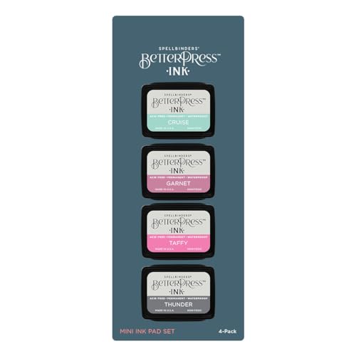 Spellbinders BPI-023 Jet Set B...terPress Ink Mini Set - 4 Pack