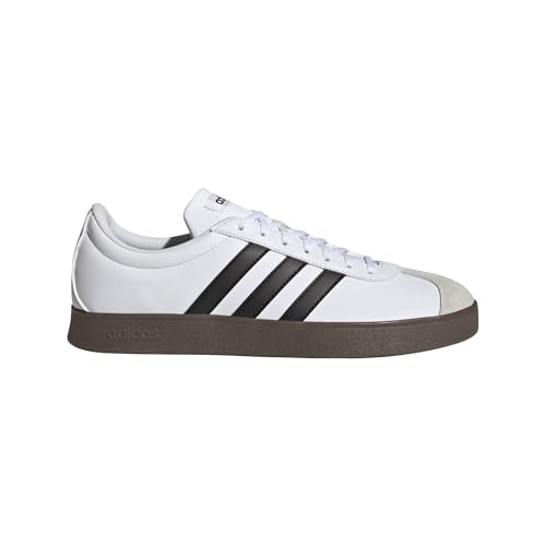 (-39%) adidas Herren Vl Court Base Shoes, FTWR White/Core Black/Grey One, 37 1/3 EU
