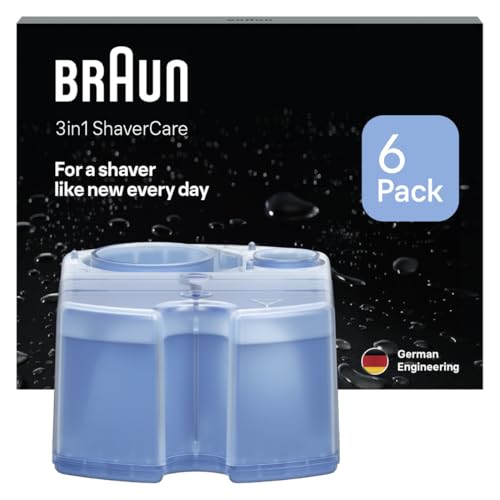 (-49%) Braun 3-in-1 ShaverCare Reinigungskartuschen, Scherkopfreiniger, 6er Pack