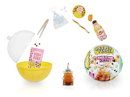 MGA's Miniverse Make It Mini Cafe Series 4, Mini Collectibles - Blind Pack, DIY, Resin Play, Replica Food, NOT Edible, Collectors, 8+