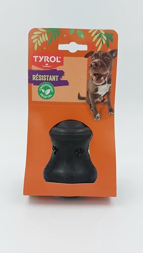 Tyrol - Dog Toy - Cronos Range - Occupation Dog Toy - Pepper - with Dog Treat Tank - Vegetable and Natural - L - 10 cm - Durable Toy - Made in Europe