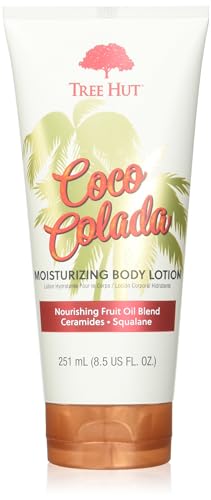 Tree Hut Coco Colada Moisturizing Body Lotion, Ceramide and Squalene Formula Helps Protect Skin, Long-lasting Hydration Leaves Skin Feeling Soft & Moisturized, 8.5 fl oz.