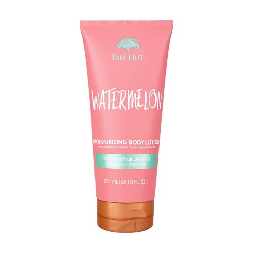 Tree Hut Watermelon Moisturizing Body Lotion, Ceramide and Squalene Formula Helps Protect Skin, Long-lasting Hydration L
