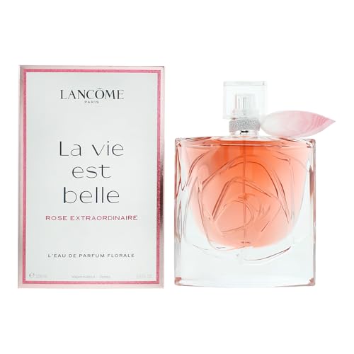 Lancôme La Vie Est Belle Rose Extraordinaire Eau de Parfum - Amazon Exclusive - Long Lasting Fragrance with Rose, Iris & Woody Musk - Warm & Floral Women's Perfume, 3.4 Fl Oz
