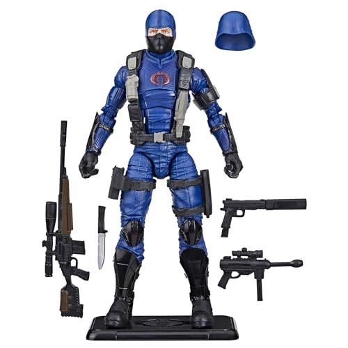G.I. Joe Classified Series Retro Cardback Cobra Trooper, Collectible 6 Inch Action Figure with 9 Accessories