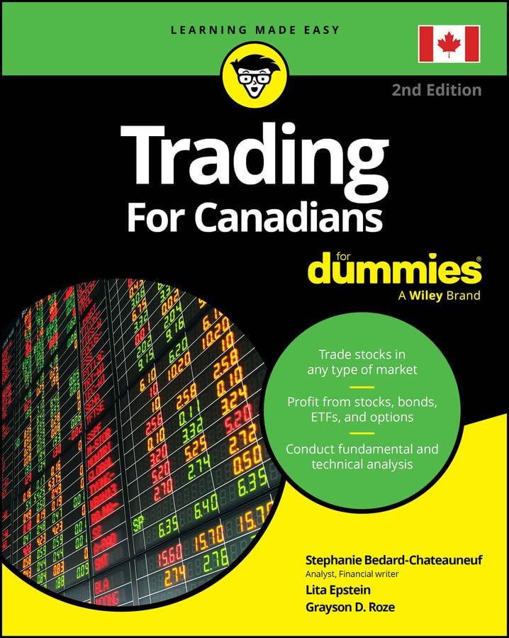 Trading For Canadians For Dummies book cover