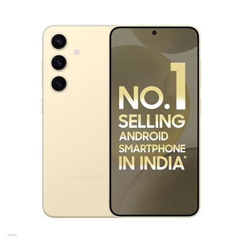 Samsung Galaxy S24 5G AI Smartphone (Amber Yellow, 8GB, 128GB Storage)