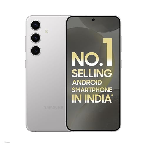 Samsung Galaxy S24 5G AI Smartphone (Marble Gray, 8GB, 128GB Storage)