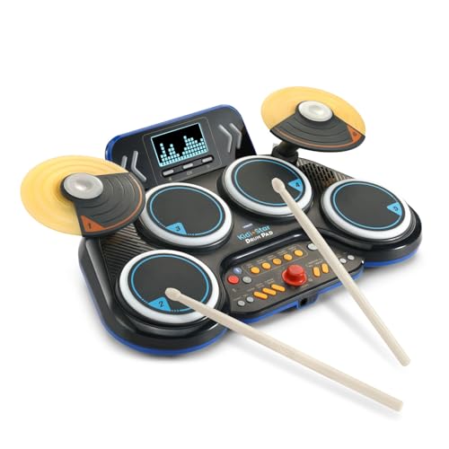 VTech Kidi Star Drum Pad, BlackVTech Kidi Star DJ MixerToddler Musical Instruments Toy, Trumpet, Harmonica, Recorder F