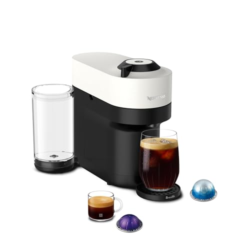 Nespresso Vertuo Pop+ Coffee and Espresso Maker by Breville, Coconut White