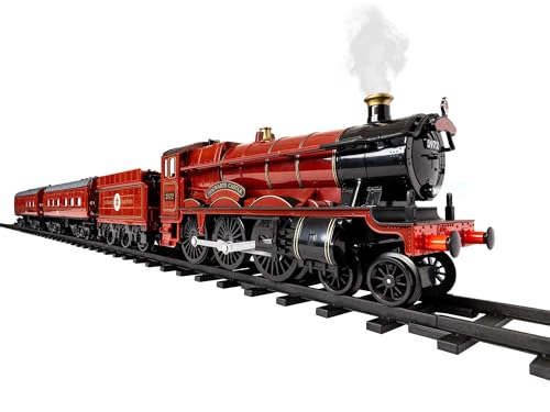 Lionel Battery-Operated Hogwarts Express Toy Train Set with Bluetooth, Locomotive, Train Cars, & Track with Authentic Train Sounds, Lights, & Water Vapor Smoke Effects for Kids 4+