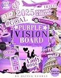 Purple Vision Board Clip Art Book: Purple Power for Your Dreams, An Extensive Collection of Inspiring Images, Quotes, and Affirmations for Personal ... clip art (2024 Vision Board Clip Art Books)