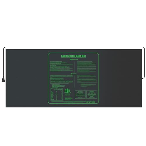 iPower Seedling Heat Mat Best Budget Oversized Mat Don't let the large surface area fool you,