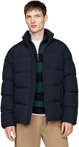 ⚡ BLITZDEAL (-66%) Tommy Hilfiger Herren Pufferjacke Down Puffer Jacket mit Taschen, Blau (Desert Sky), 3XL