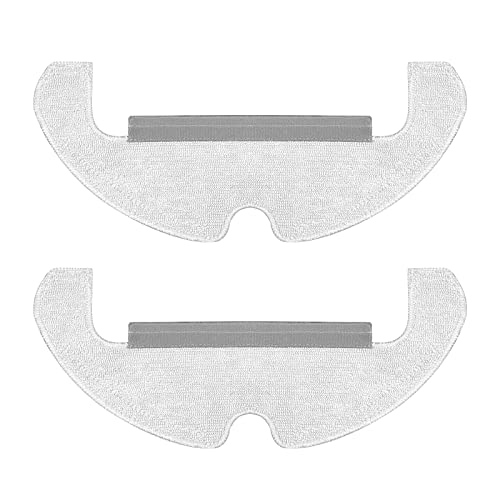 Dreame Mopping Pads Replacement Compatible with D10s Plus, D10 Plus Gen 2 Robot Vacuum, Replacement Mop Cloths for Mopping Floor White
