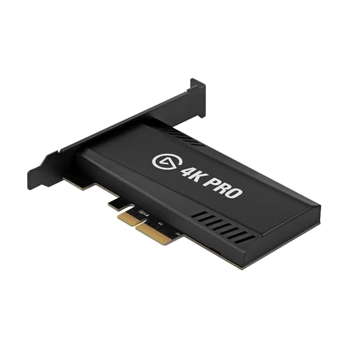 Elgato 4K Pro Internal Capture Card, Black, HDMI, 8K60 Passthrough/4K60 HDR10, Ultra-Low Latency for PS5 Pro, Xbox Serie