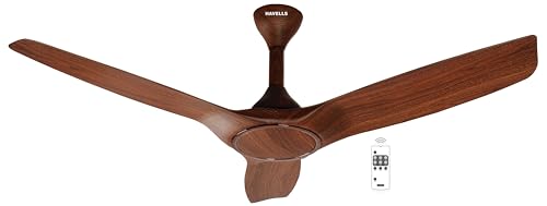 Havells 1200Mm Stealth Wood I Es Ceiling Fan|High Air Delivery,Energy Saving,100% Pure Copper Motor|Auto Modes,Premium Special Finish Iot Fan,Timer Se
