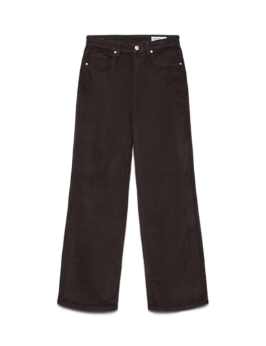 (-36%) VERO MODA Female Hose mit weitem Beinschnitt VMTESSA Hohe Taille Weit geschnitten CordJeans