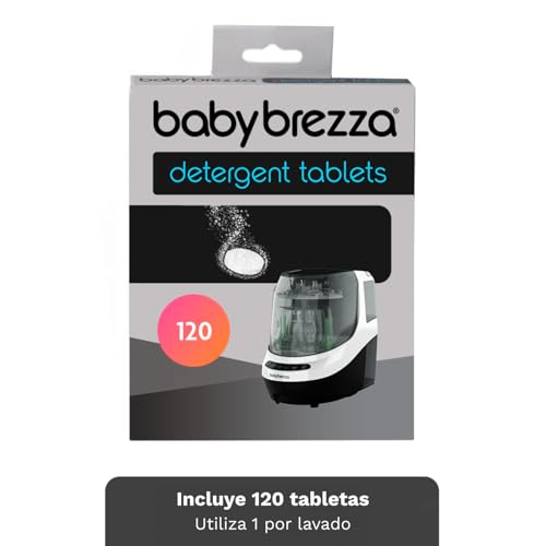 Baby Brezza Universal Detergent Soap Tablets for Baby Brezza Bottle Washer Pro and All Brands of Bottle Washers, 120 Tablets