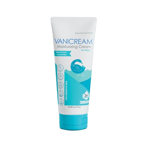 Vanicream Moisturizing Cream for Baby, 6 Oz, Gentle, Hydrating Baby Lotion with Beta-Glucan & Ceramides, Formulated without Common Irritants for Sensitive Skin, All Ages