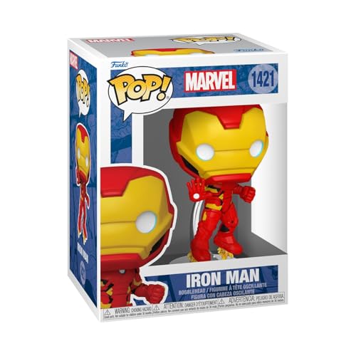 Funko Pop Marvel - Iron Man - Marvel Comics - Collectable Vinyl Figure - Gift Idea - Official Merchandise - Toys for Kids & Adults - Superheroes Fans - Model Figure for Collectors and Display