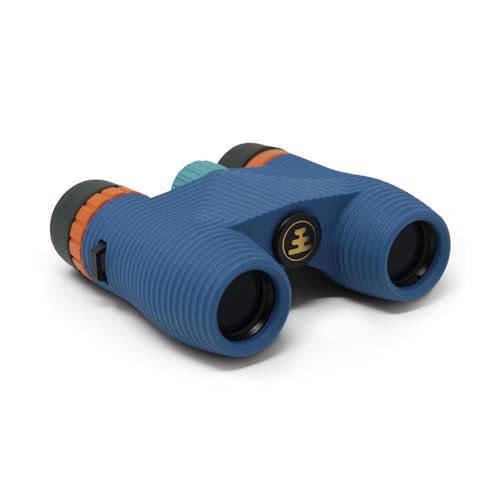 Nocs Provisions Standard Issue 8x25 Waterproof Binoculars, 8X Magnification, Bak4 Prism, Wide View Multi-Coated Lenses for Bird Watching, Hiking & Backpacking - Cobalt Blue II