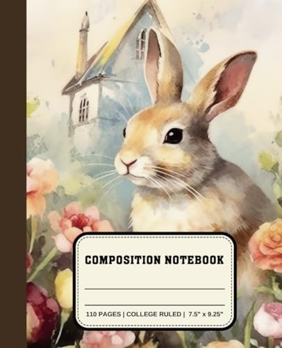 Bunny Composition Notebook cover